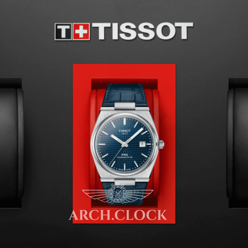 Годинник Tissot PRX T137.407.16.041.00 POWERMATIC 80, фото 5