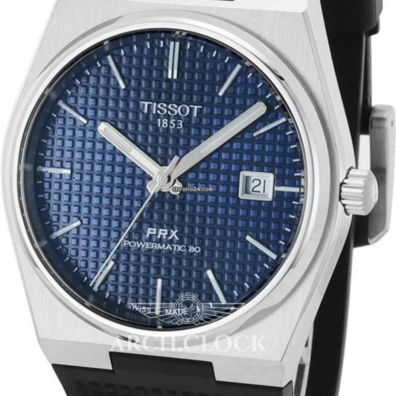 Годинник Tissot PRX T137.407.17.041.00 POWERMATIC 80, фото 4