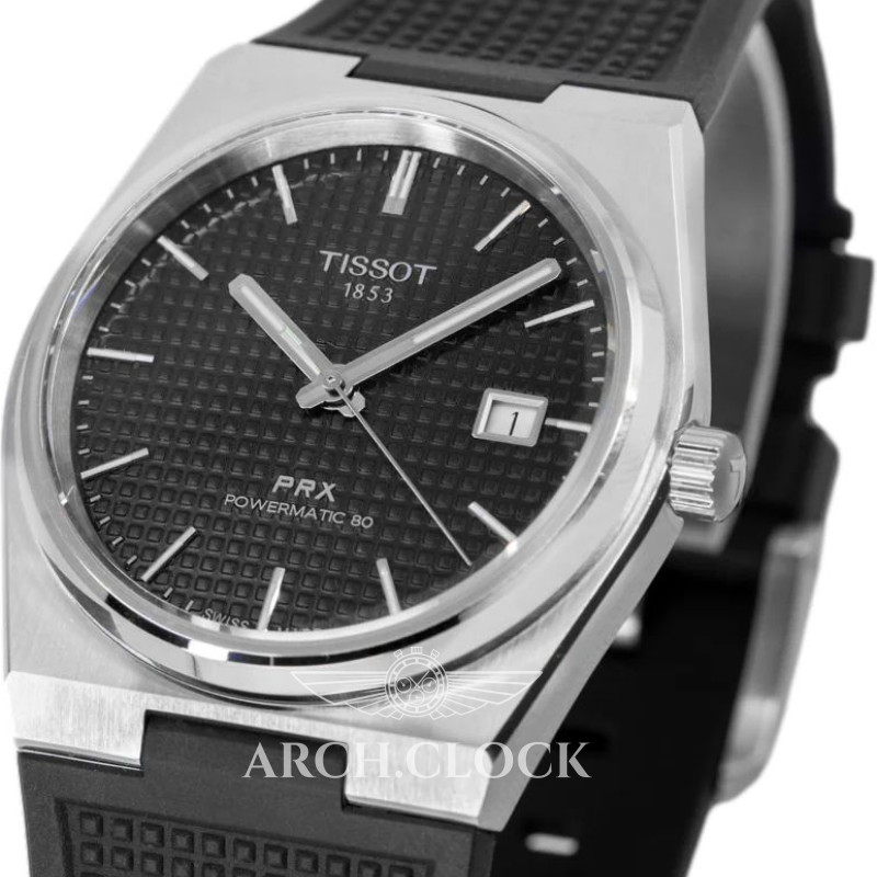 Годинник Tissot PRX T137.407.17.051.00 POWERMATIC 80, фото 9