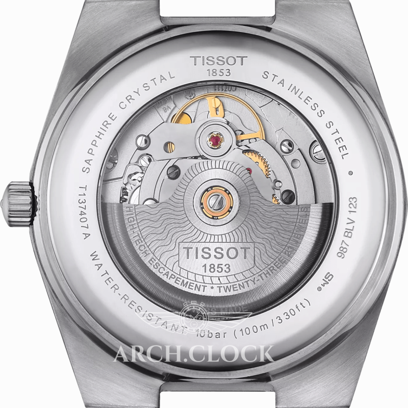 Годинник Tissot PRX T137.407.17.051.00 POWERMATIC 80, фото 5