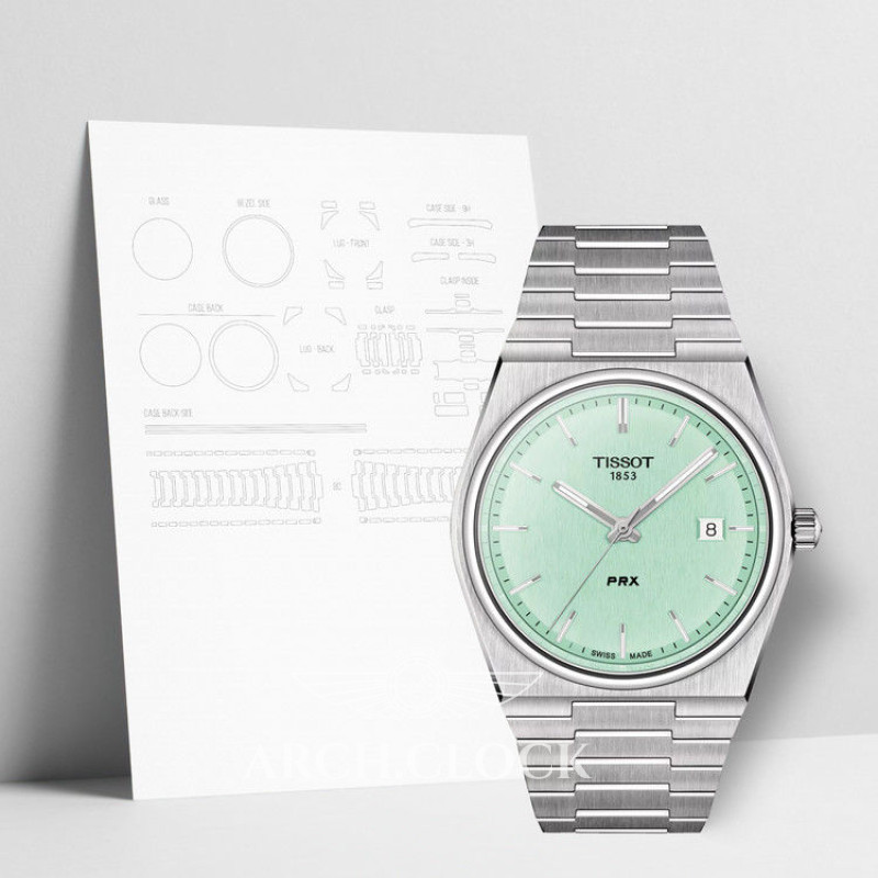 Годинник Tissot PRX T137.410.11.091.01 Quartz, фото 8