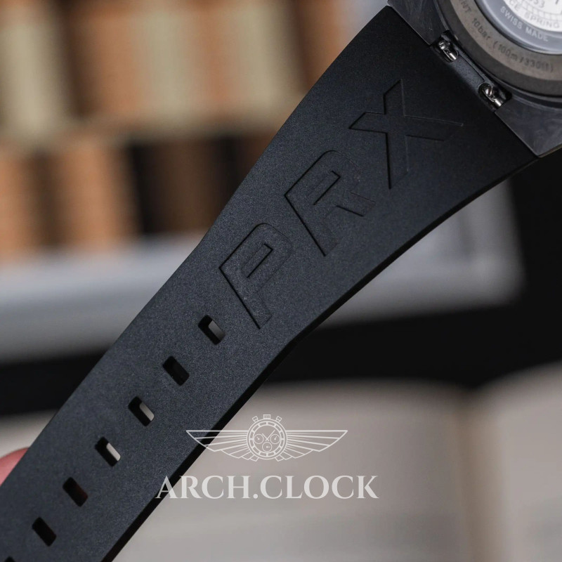 Годинник Tissot PRX T137.907.97.201.00 Carbon Powermatic 80 Limited Edition, фото 13