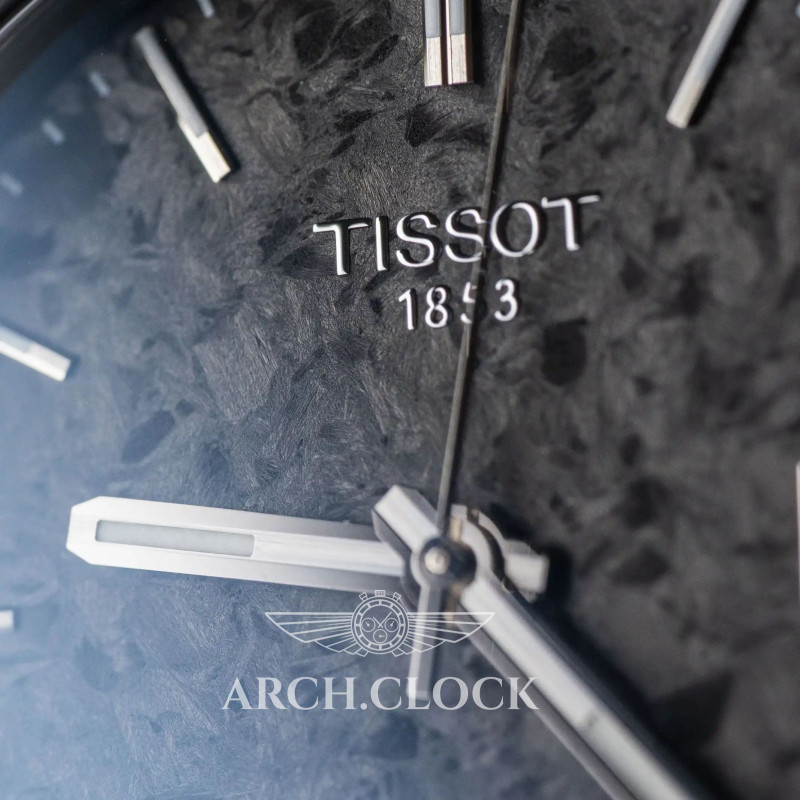 Годинник Tissot PRX T137.907.97.201.00 Carbon Powermatic 80 Limited Edition, фото 20