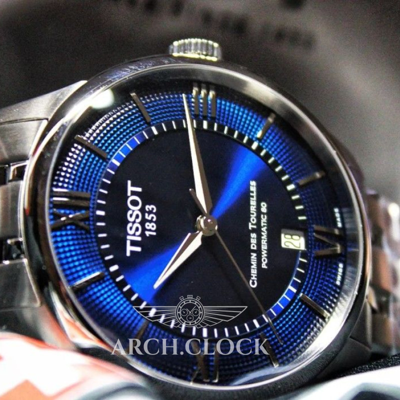 Годинник TISSOT CHEMIN DES TOURELLES POWERMATIC 80 T139.807.11.048.00, фото 9