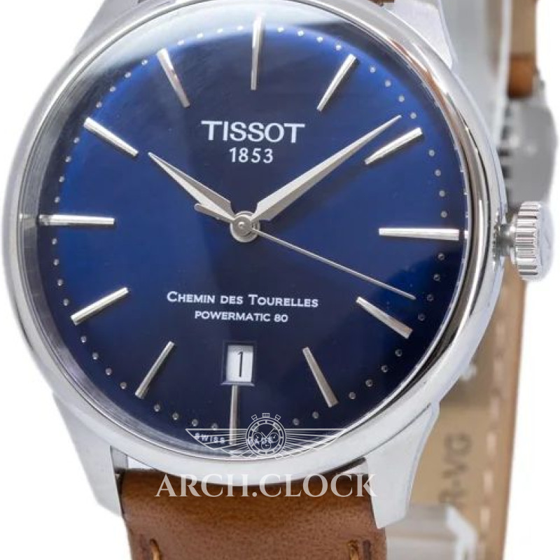 Годинник TISSOT GENTLEMAN POWERMATIC 80 OPEN HEART T139.807.16.041.00, фото 3
