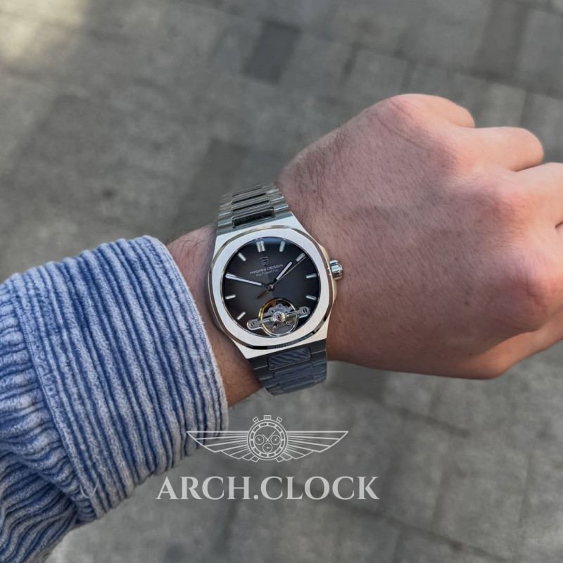 Годинник Pagani Design PD-YS025 Silver-Brown, фото 9
